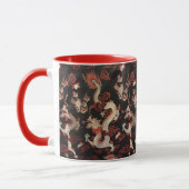 Silberchinesischer Drache Tasse (Links)