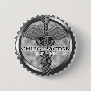 Silberchiropraktiker Button