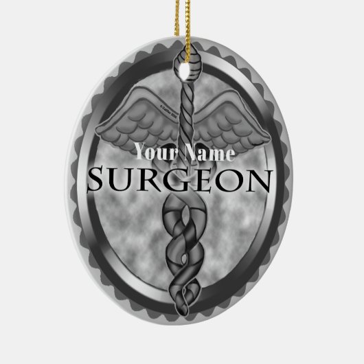 Silberchirurg Keramik Ornament (Rechts)