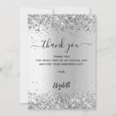 Silberdanke-Karte Einladung (Vorderseite)