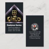 Silberdeckenkonstruktion für Gebäude Visitenkarte (Vorne/Hinten)