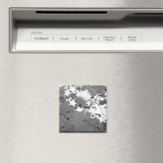 Silberdekorative Sterne Magnet (In Situ (Geschirrspüler))