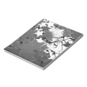 Silberdekorative Sterne Notizblock (Rotiert)