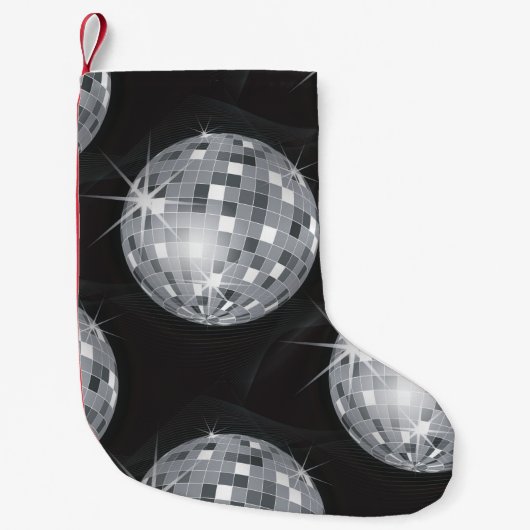 Silberdisco Strumpf Kleiner Weihnachtsstrumpf (Vorderseite)