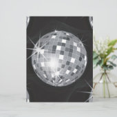 Silberdiskoball Briefkopf (Stehend Vorderseite)