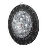 Silberdiskoball Dartscheibe (Vorderseite rechts)