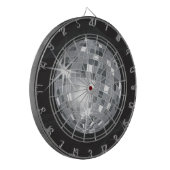 Silberdiskoball Dartscheibe (Vorderseite Links)