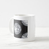 Silberdiskoball Kaffeetasse (Vorderseite Links)