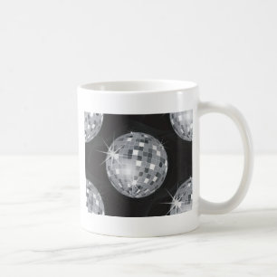 Silberdiskoball Kaffeetasse