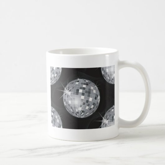 Silberdiskoball Kaffeetasse (Rechts)