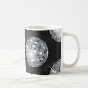 Silberdiskoball Kaffeetasse
