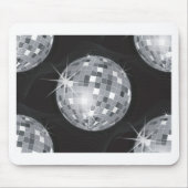 Silberdiskoball Mousepad (Vorne)