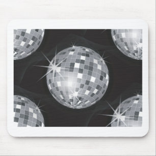 Silberdiskoball Mousepad