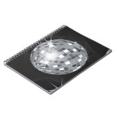 Silberdiskoball Notizblock (Linke Seite)