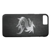 Silberdrache Case-Mate iPhone Hülle (Rückseite (Horizontal))