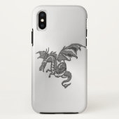 Silberdrache Case-Mate iPhone Hülle (Rückseite)