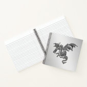 Silberdrache Notizblock (Innenseite)