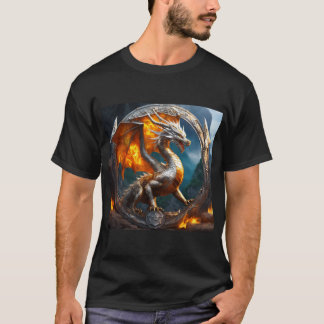 Silberdrache: Sammlung mystischer T - Shirt