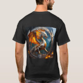 Silberdrache: Sammlung mystischer T - Shirt (Rückseite)