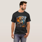 Silberdrache: Sammlung mystischer T - Shirt (Vorne ganz)