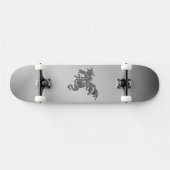 Silberdrache Skateboard (Horizontal)