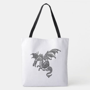 Silberdrache Tasche