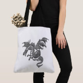 Silberdrache Tasche (Von Nahem)