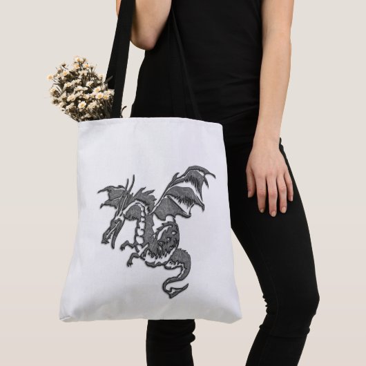 Silberdrache Tasche (Von Nahem)