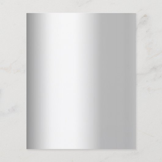 Silberes Blumenbudget 25. Hochzeitstag (Rückseite)