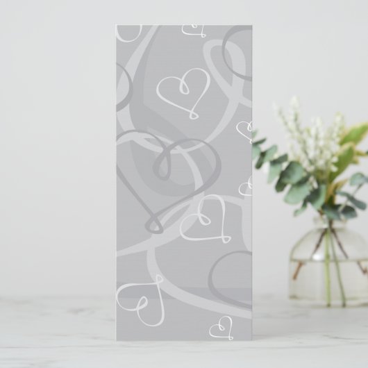 Silberes Herzmuster (Stehend Vorderseite)