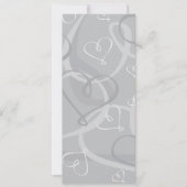 Silberes Herzmuster (Vorderseite)