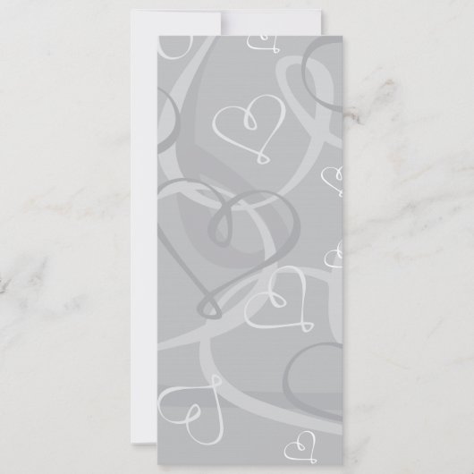 Silberes Herzmuster (Vorderseite)