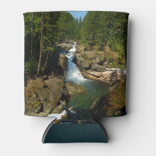 Silberfälle am Monte Rainier Nationalpark Dosenkühler (Vorderseite)