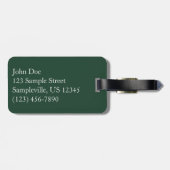 Silberfälle am Monte Rainier Nationalpark Gepäckanhänger (Rückseite horizontal)