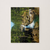 Silberfälle am Monte Rainier Nationalpark Puzzle (Vertikal)