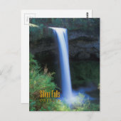Silberfälle, Oregon Postkarte (Vorne/Hinten)