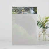 Silberfallnotiz Briefpapier (Stehend Vorderseite)