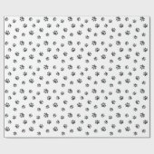 Silberfarben-Glitzer-Druckmuster Geschenkpapier (Flach)