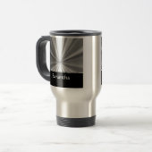 silberfarben reisebecher (Vorderseite Links)