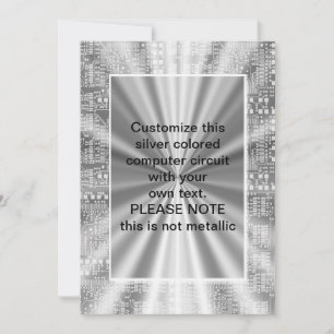 silberfarbene Computerschaltung