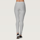 Silberfarbene massive Ausführung Leggings (Rückseite)