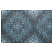 silberfarbene Musiknoten in Blau Stoff (Yard (91,4 cm))