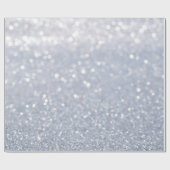 silberfarbener Glitzer abstrakter Hintergrund Geschenkpapier (Flach)
