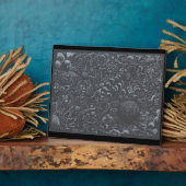 Silberfarbenlandschaft Darkworld Fotoplatte (Seite)