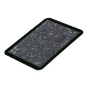 Silberfarbenlandschaft Darkworld Magnet (Linke Seite)