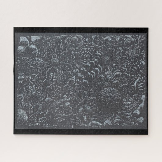 Silberfarbenlandschaft Darkworld Puzzle (Horizontal)