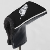 Silberfarnflagge (NZ) Golf Headcover (3/4 Vorderseite)