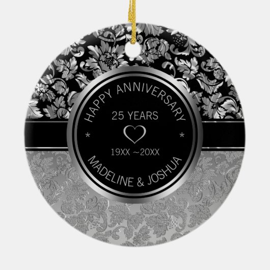 Silberfaust und Silberfaust - Keramik für Schwarze Ornament (Hinten)