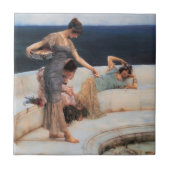 Silberfavoriten von Lawrence Alma-Tadema Fliese (Vorderseite)