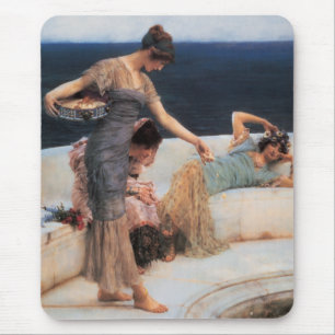 Silberfavoriten von Lawrence Alma-Tadema Mousepad